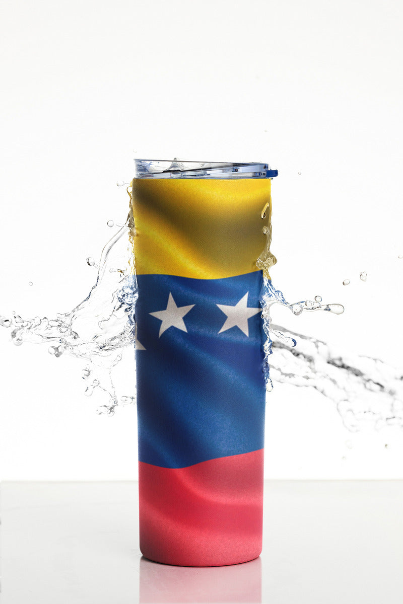 Termo Botella Térmica Bandera Venezuela Mug Tumble