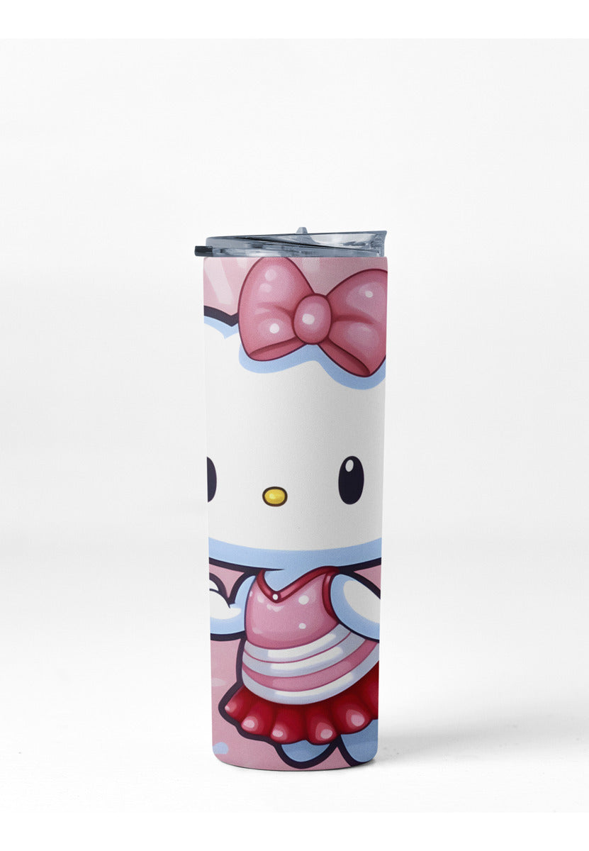 Termo Botella Térmica Tumbler Hello Kitty Nubes