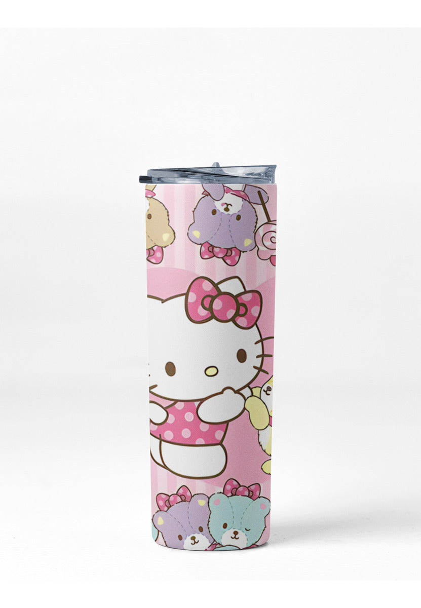 Termo Botella Térmica Tumbler Hello Kitty Bailando
