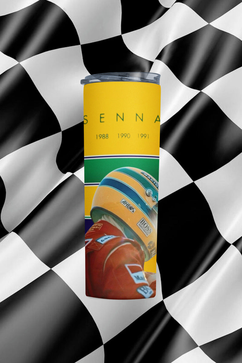 Termo Botella Térmica F1 Auto Ayrton Senna Carrera Formula 1