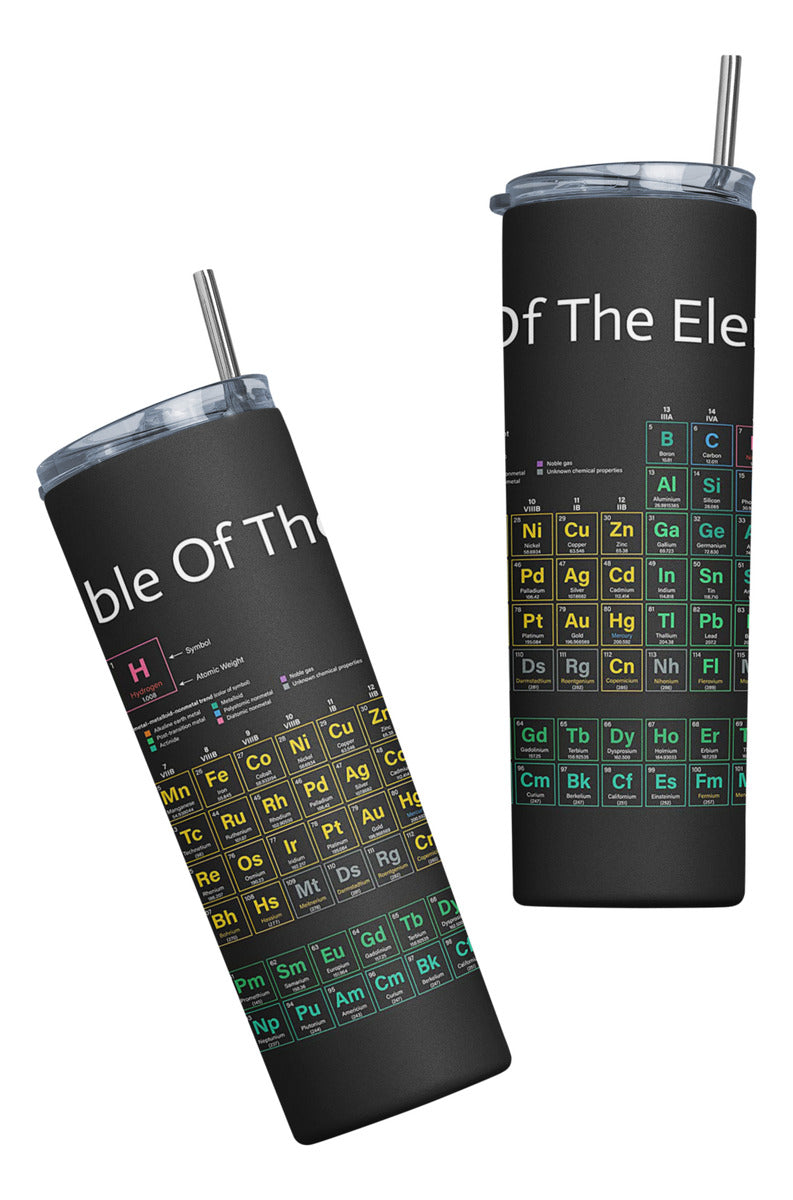 Termo Botella Térmica Mug Tabla Periodica Quimica Ho