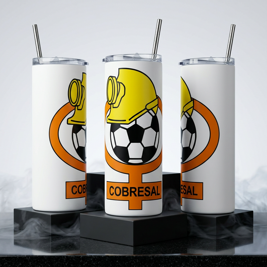 Termo Botella Térmica De Cobresal Los Mineros Albinaranja Futbol