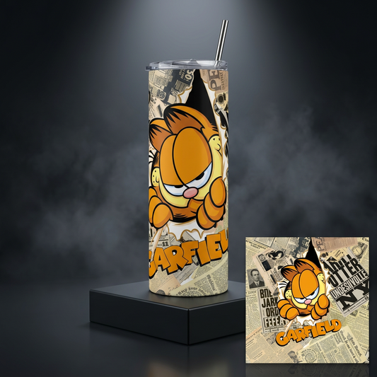 Termos Botella De Agua De Garfield Acero Inoxidable De 600 ML TV