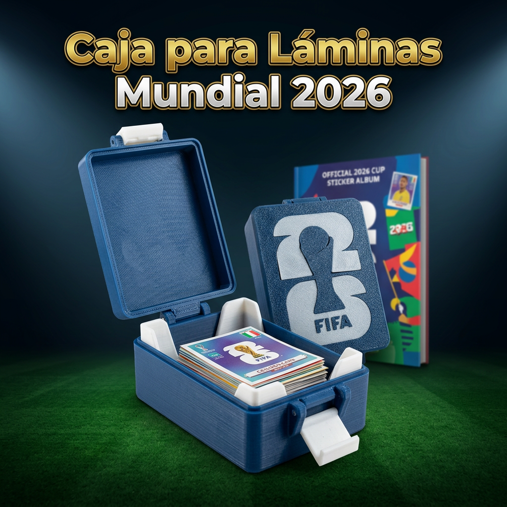 Caja Organizadora Láminas Mundial FIFA Colección Segura
