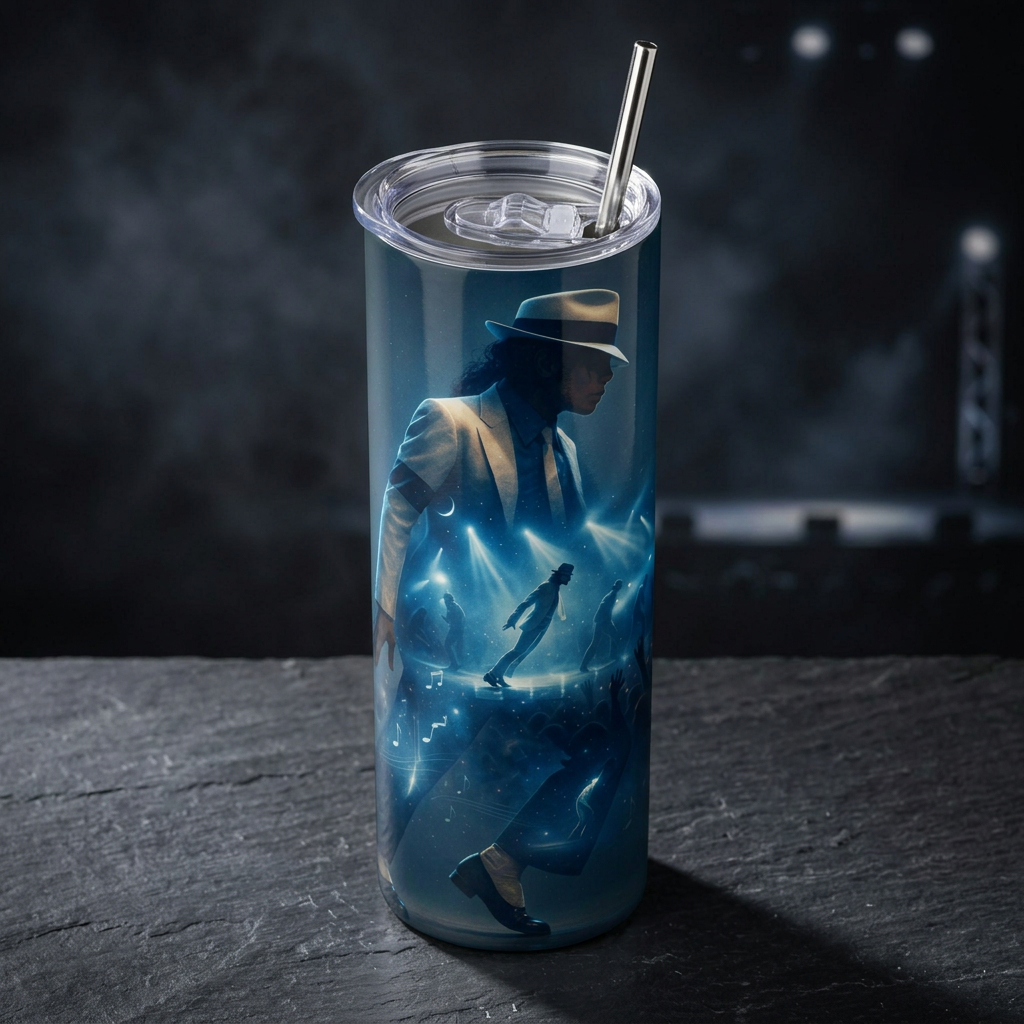 Termos Botella De Agua De Michael Jackson De Acero Inoxidable De 600 ML Musical