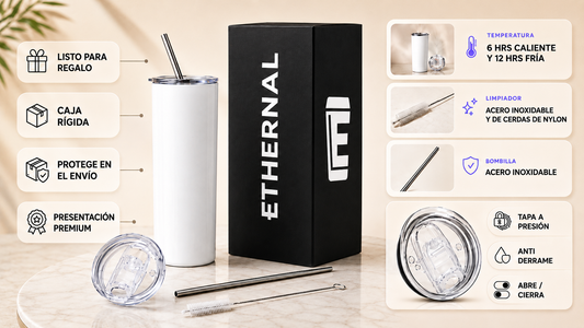Cómo cuidar tu Termo Ethernal y mantener tus bebidas perfectas por horas