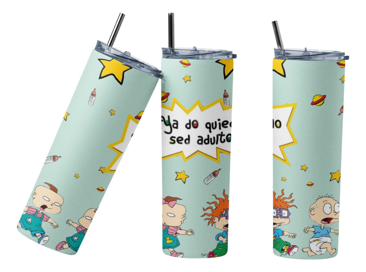 Termo Botella Térmica Rugrats Ya Do Quiedo Sed Adulto
