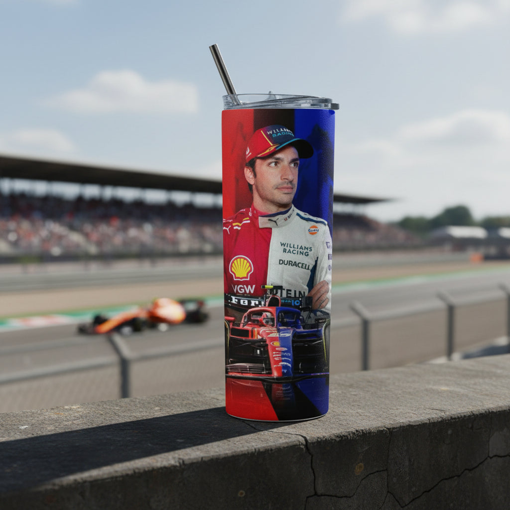 Termo Botella Térmica F1 Auto Carlos Sainz Formula 1 Carrera