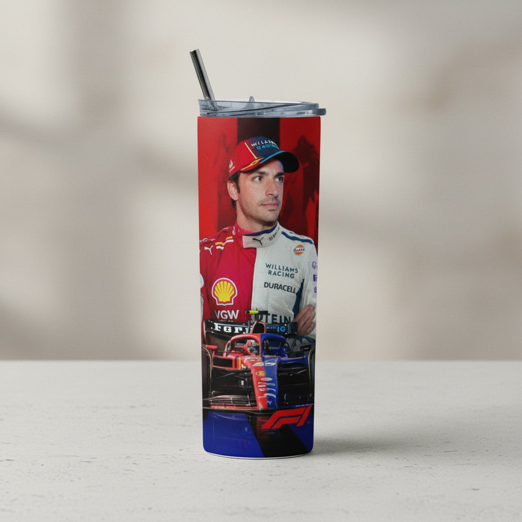 Termo Botella Térmica F1 Auto Carlos Sainz Formula 1 Carrera