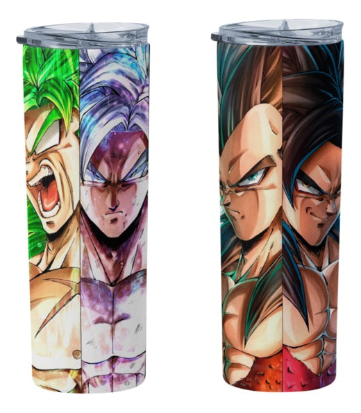 Termo Botella Térmica 600 Ml Goku Fases Dragon Ball Anime