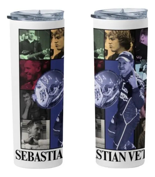 Termo Botella Térmica F1 Auto Sebastian Vettel Formula 1