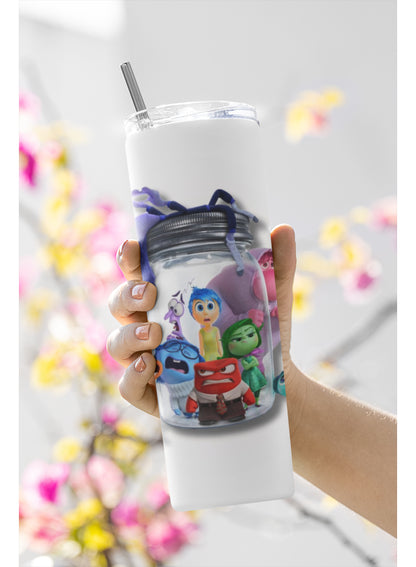 Termo Botella Térmica Inside Out 2 Pelicula Intensamente 2