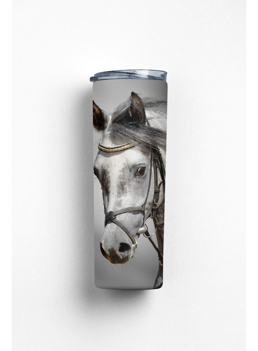 Termo Botella Térmica Acero Inoxidable Caballo Retro 600ml