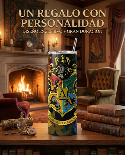 Termo Botella Térmica Hogwarts Harry Potter Las Cuatro Casas