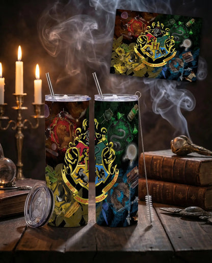 Termo Botella Térmica Hogwarts Harry Potter Las Cuatro Casas