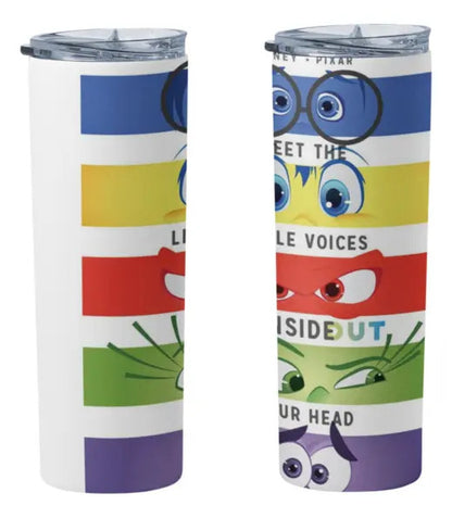 Termo Botella Térmica Inside Out Alegría Furia Pelicula