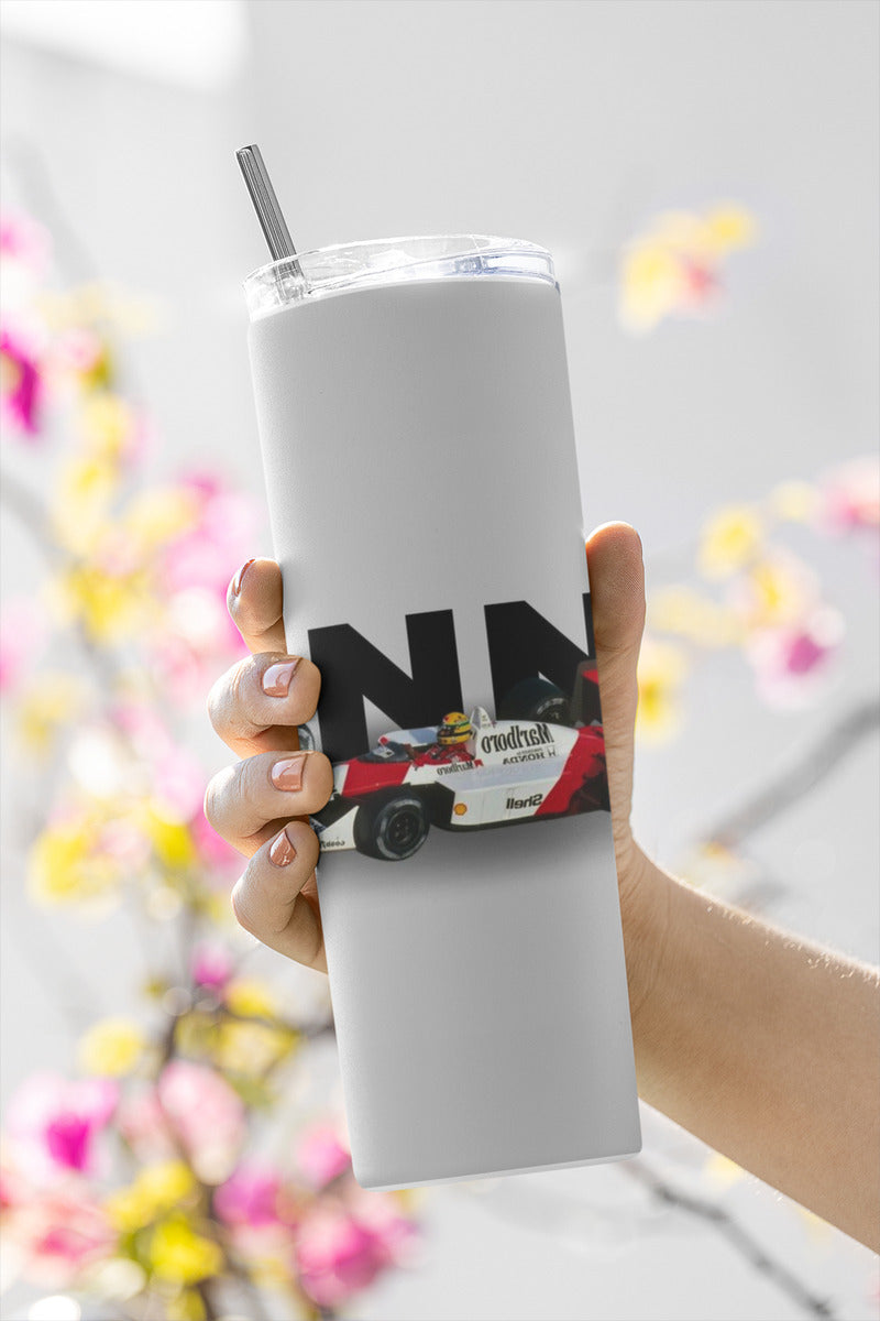 Termo Botella Térmica F1 Auto Ayrton Senna Carrera Formula 1