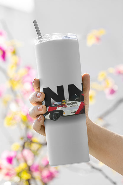 Termo Botella Térmica F1 Auto Ayrton Senna Carrera Formula 1