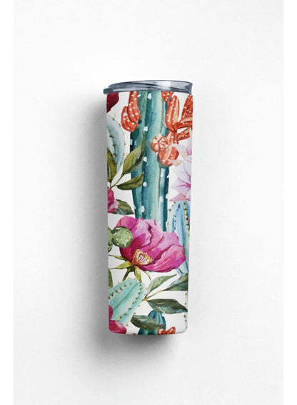 Termo Botella Térmica De Acero Inoxidable Flores Femenino