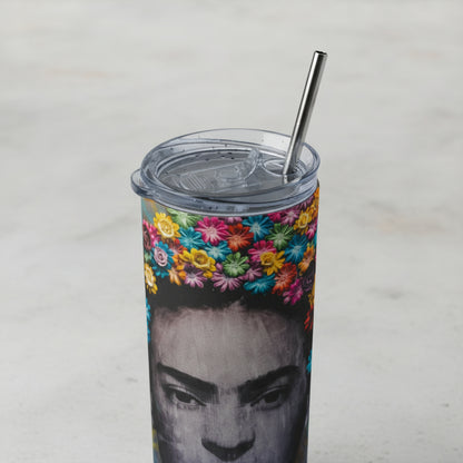 Termo Botella Térmica Frida Kahlo Mujer Mexicana Pintora