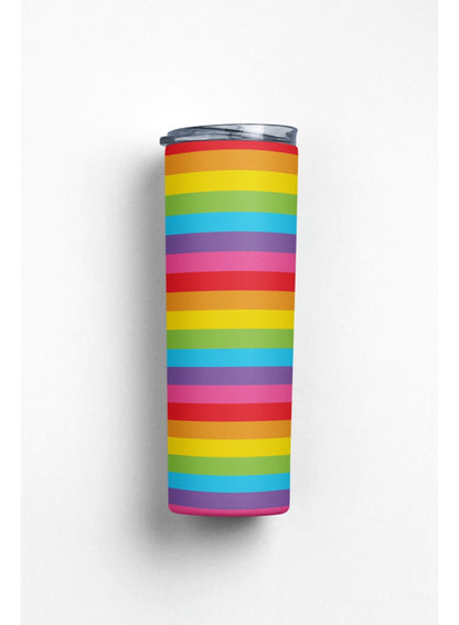 Termo Botella Térmica De Acero Inoxidable Arcoiris Retro