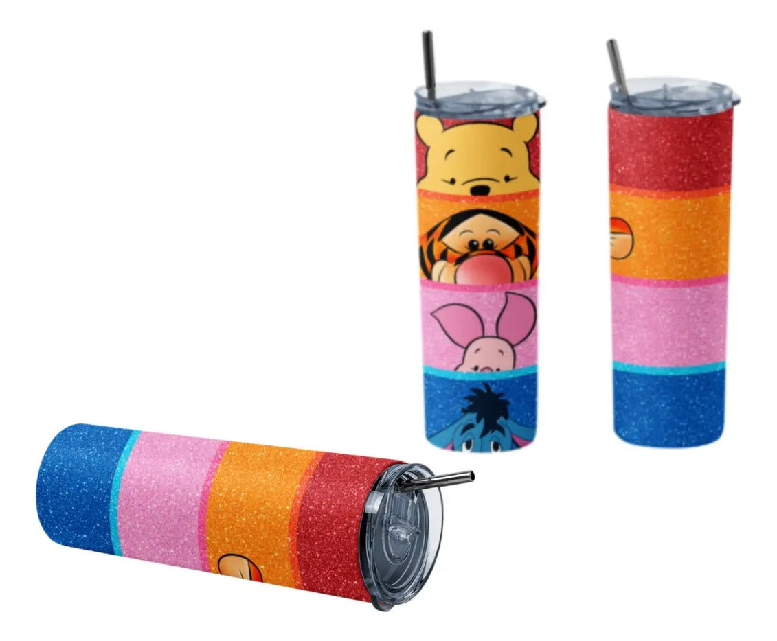 Termo Botella Térmica Winnie De Pooh Y Piglet Tigger Igor