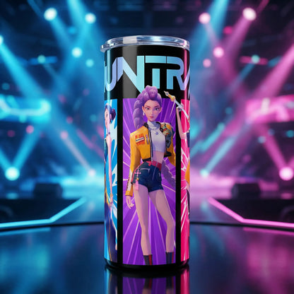 Termo Botella Térmica K-pop Demon Hunters Rumi Zoey Mira Mus
