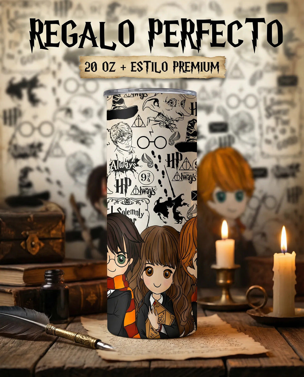 Termo Botella Térmica Harry Potter, Hermione Ron