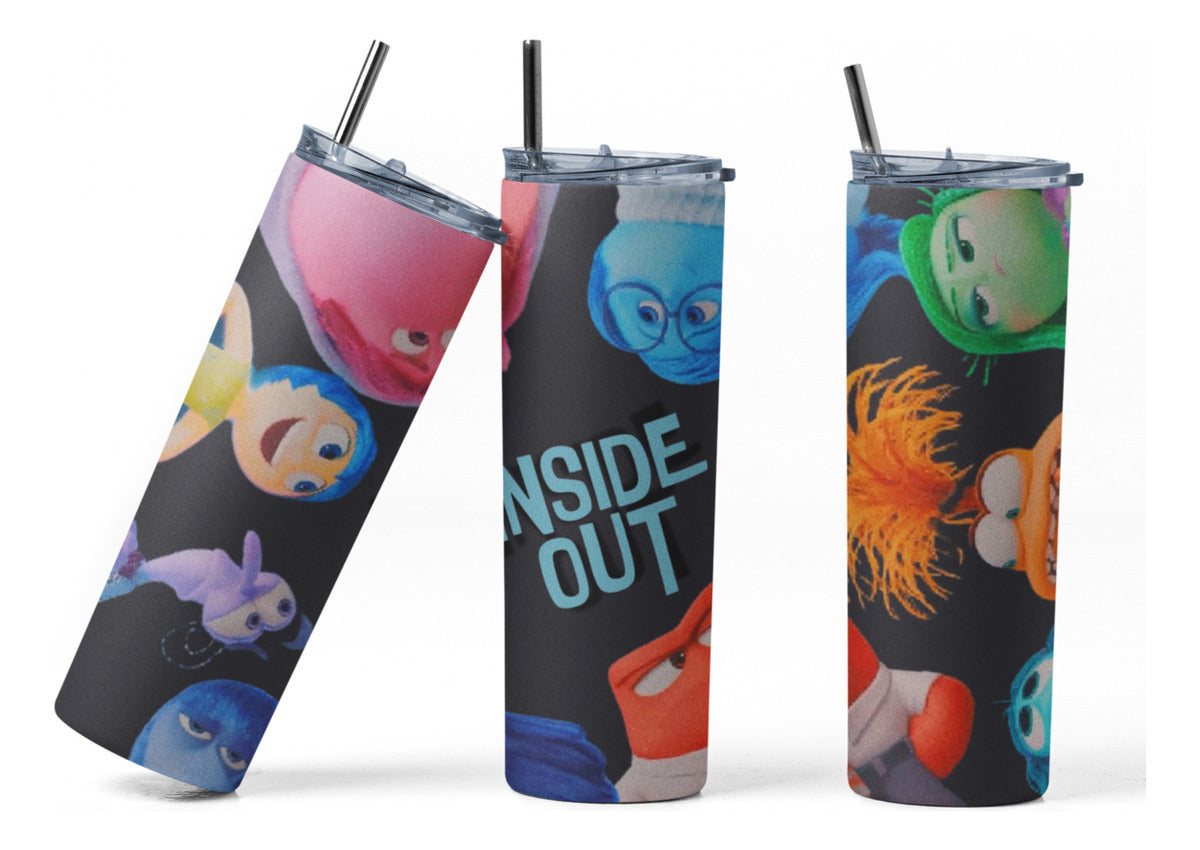 Termo Botella Térmica Inside Out 2 Dibujo Animado Pelicula