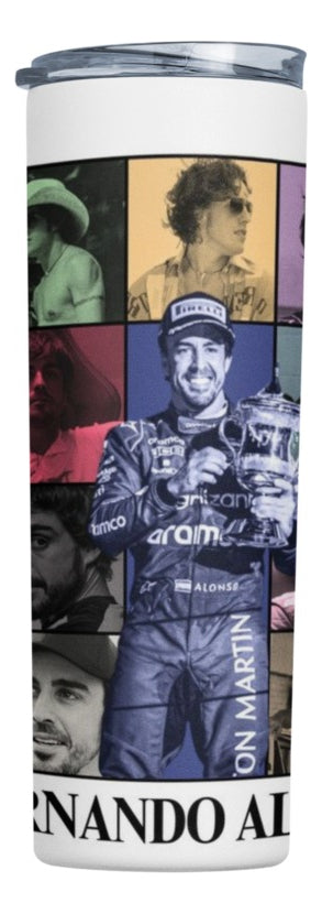 Termo Botella Térmica F1 Auto Fernando Alonso Formula 1