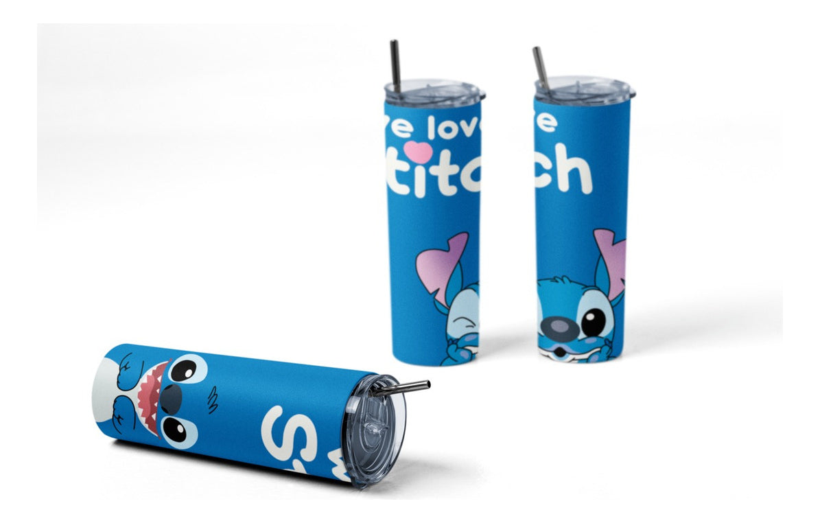Termo Botella Agua Terminca Acero Inoxidable Stitch We Love