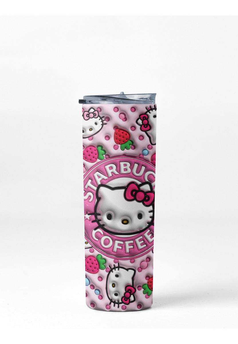 Termo Botella Térmica Tumbler Hello Kitty Coffee