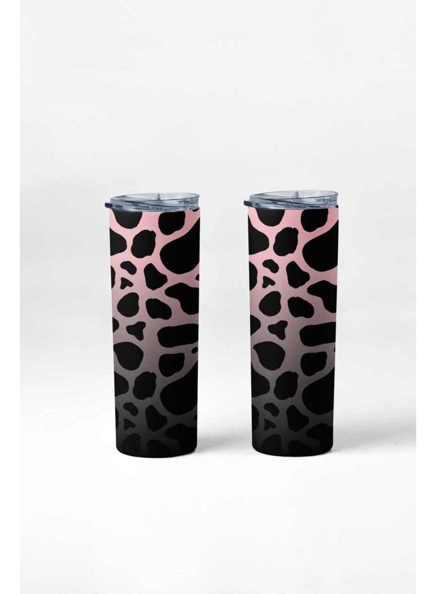 Termo Botella Térmica De Acero Inoxidable Animal Print
