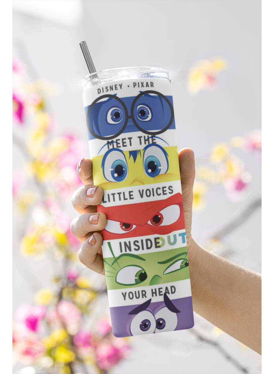 Termo Botella Térmica Inside Out Alegría Furia Pelicula