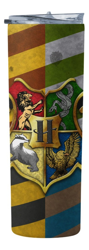 Termo Botella Térmica Harry Potter Hogwarts Las Cuatro Casas