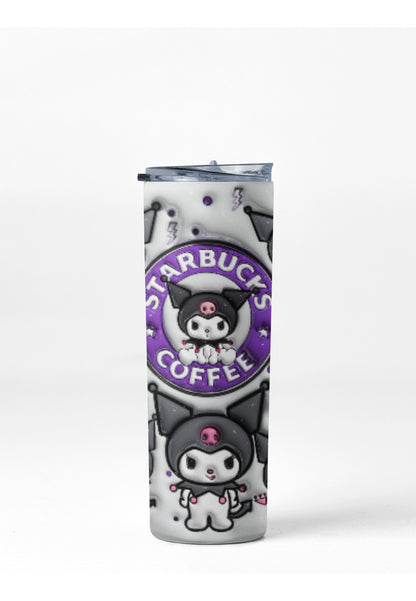 Termo Botella Térmica Tumbler Kuromi 2 Hello Kitty