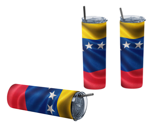 Termo Botella Térmica Bandera Venezuela Mug Tumble