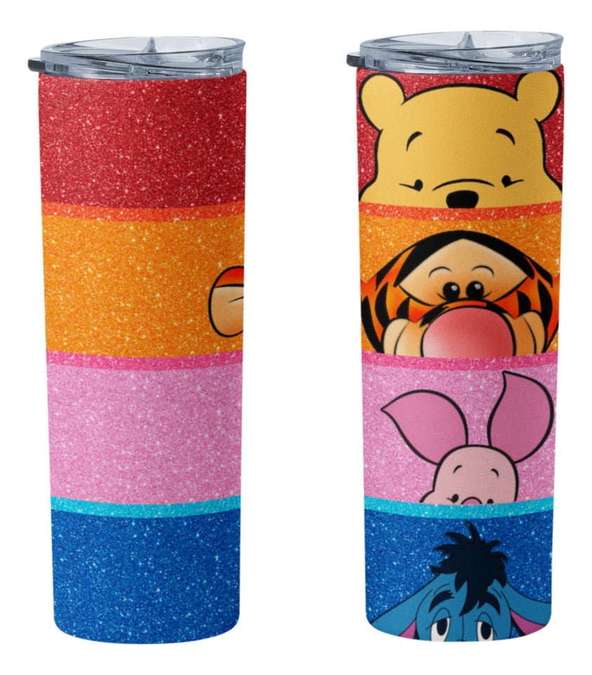 Termo Botella Térmica Winnie De Pooh Y Piglet Tigger Igor
