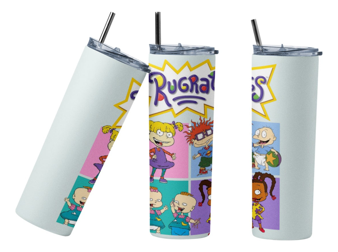Termo Botella Térmica Rugrats Dibujos Animados Infantil