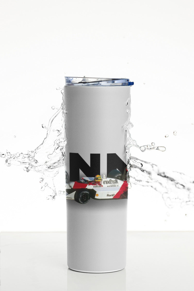 Termo Botella Térmica F1 Auto Ayrton Senna Carrera Formula 1