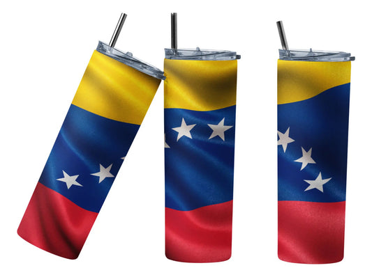 Termo Botella Térmica Bandera Venezuela Mug Tumble
