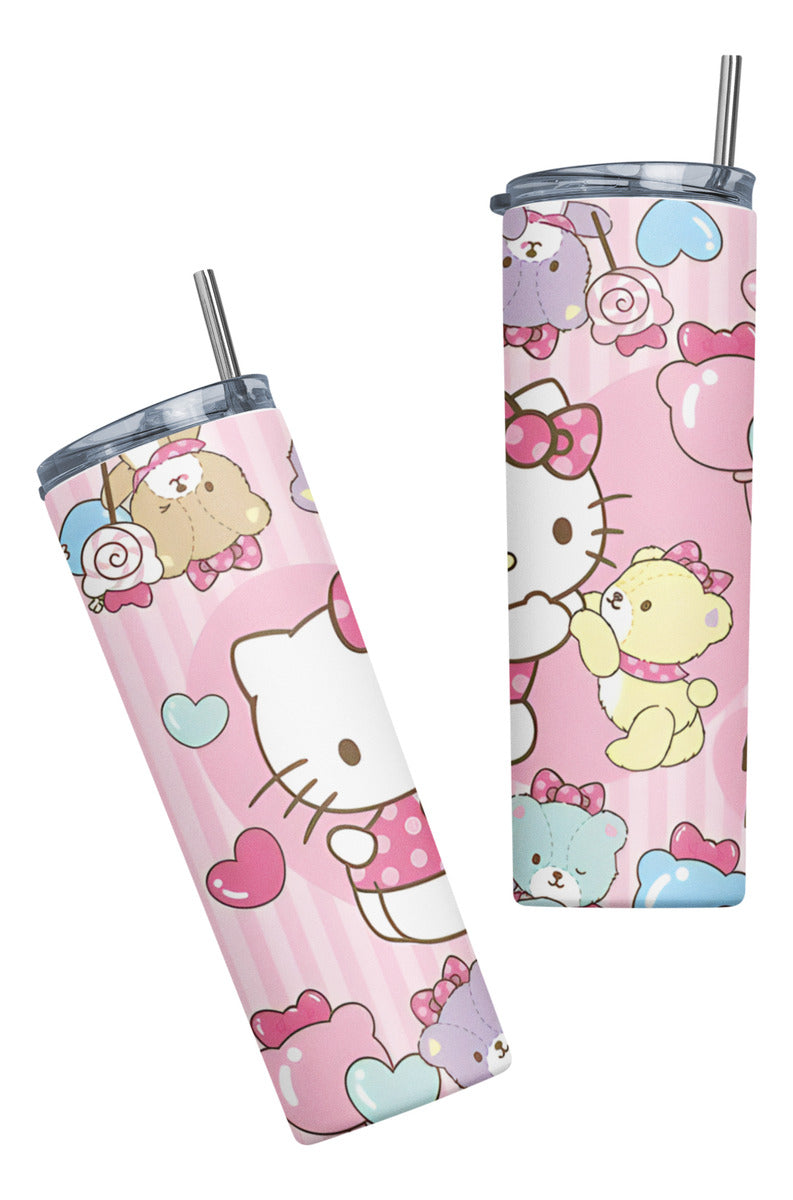 Termo Botella Térmica Tumbler Hello Kitty Bailando