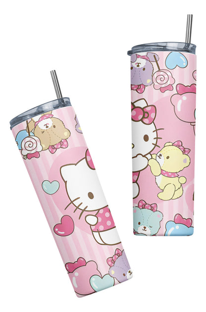Termo Botella Térmica Tumbler Hello Kitty Bailando