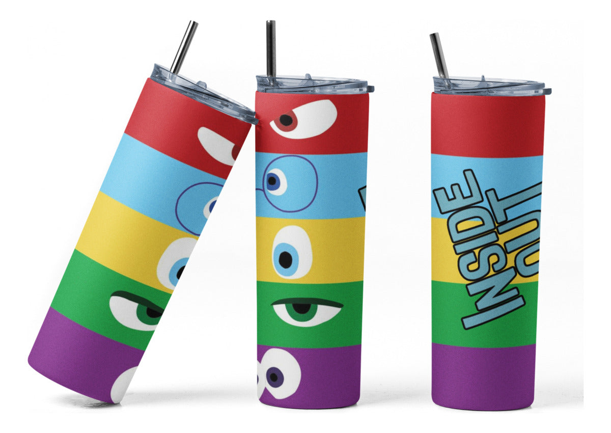 Termo Botella Térmica Inside Out Pelicula Intensamente Furia