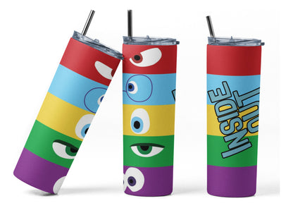 Termo Botella Térmica Inside Out Pelicula Intensamente Furia