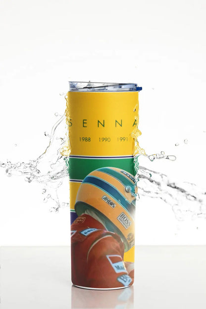 Termo Botella Térmica F1 Auto Ayrton Senna Carrera Formula 1