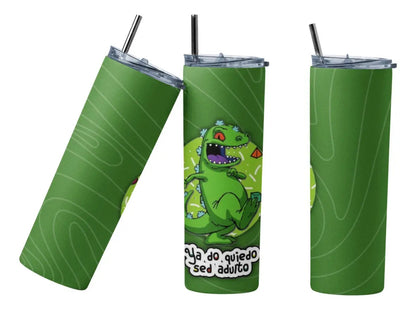 Termo Botella Térmica Rugrats Dinosaurio Reptar Dibujo