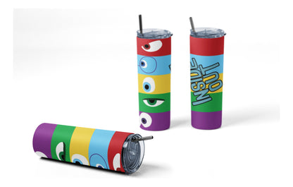 Termo Botella Térmica Inside Out Pelicula Intensamente Furia