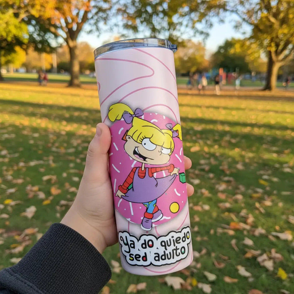 Termo Botella Térmica Rugrats Infantil Angélica Pickles