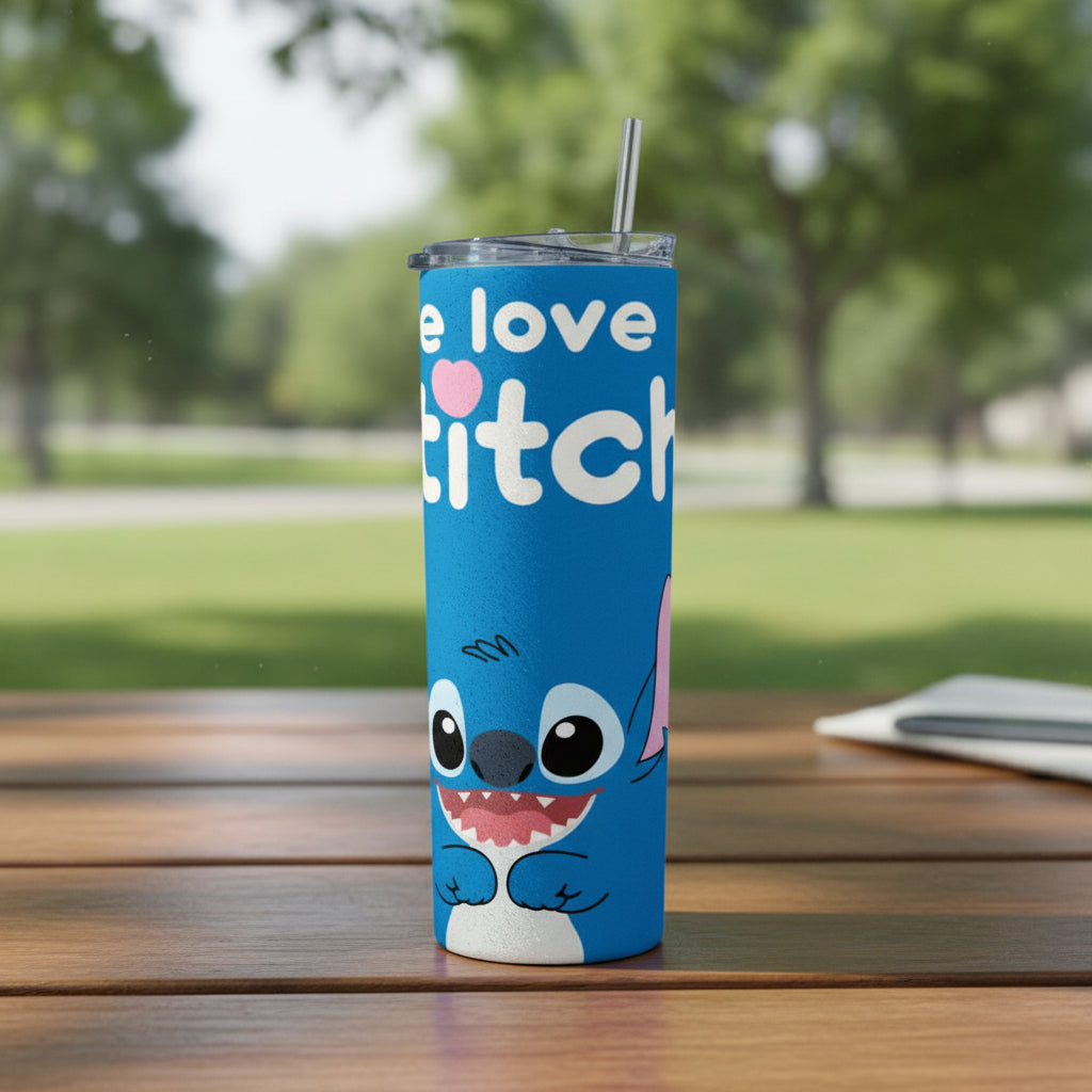 Termo Botella Agua Terminca Acero Inoxidable Stitch We Love